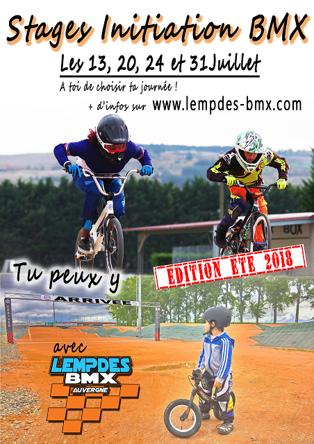 2018 07   Stage LBA   Stage initiation bmx